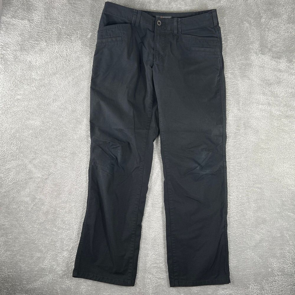 5.11 Tactical Pants Mens 34X32 Black Cargo Military Workwear Ripstop Flat Front